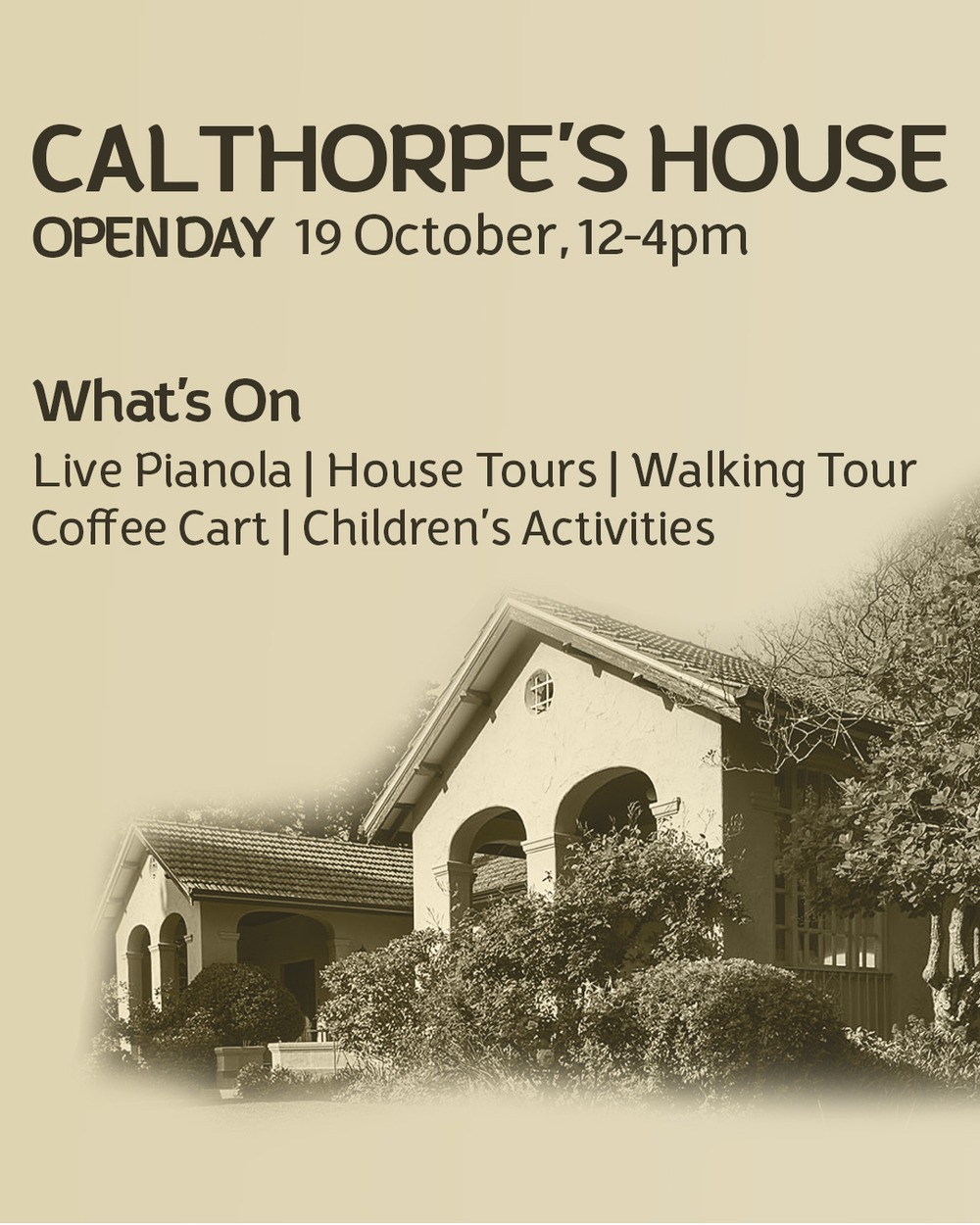 OPEN DAY: Calthorpe's House 