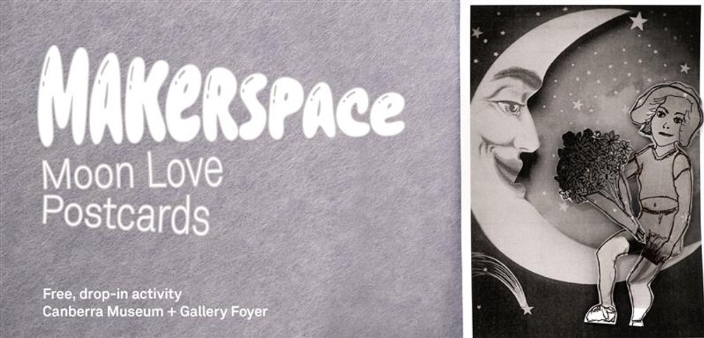 MAKERSPACE: Moon Love Postcards