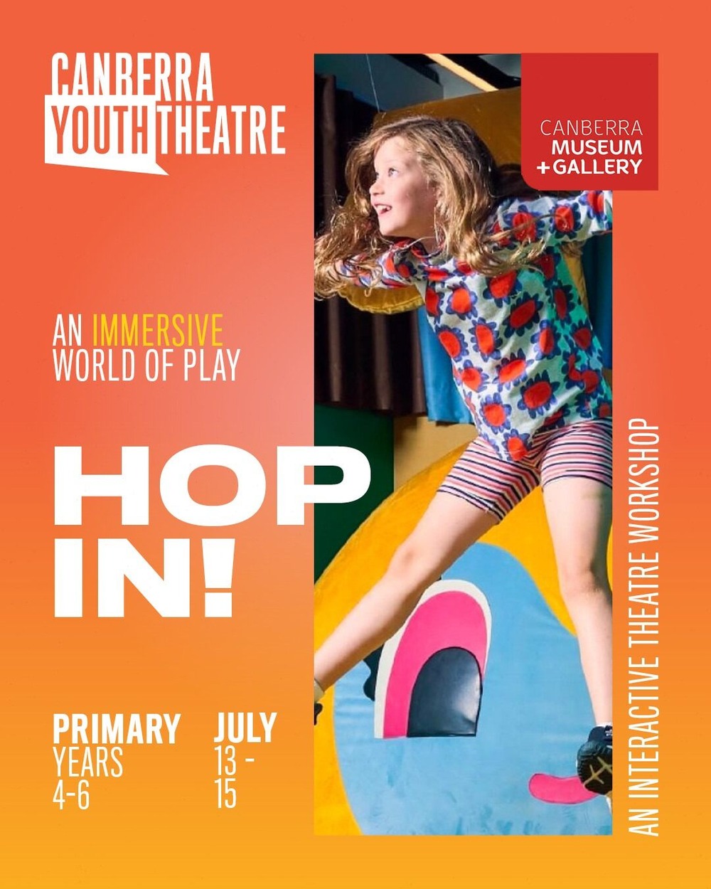 SCHOOL HOLIDAY WORKSHOP: Hop In! An Immersive Theatre Project