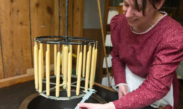 WORKSHOP: Hand-Dipped Beeswax Candles | Turn Back Time 2026